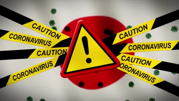 Covid Japan Corona Virus Epidemic Risk Symptoms 2019 Ncov Éclosion — Video