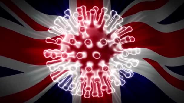 Großbritannien Coronavirus Covid19 Ausbruchsrisiko Einer Neuartigen Epidemie Britische Pandemie Reaktion — Stockvideo