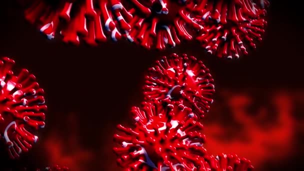 Индейка Coronavirus Covid19 Клеток Показывает Пандемию Глобальной Изоляции Covid Турецкий — стоковое видео