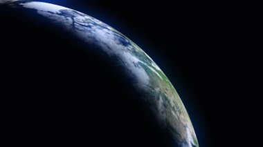 Uydudan gelen dünya, uzaydan dünya çapında coğrafya gösteriyor. Dünya yüzeyi ya da kara - kusursuz döngü