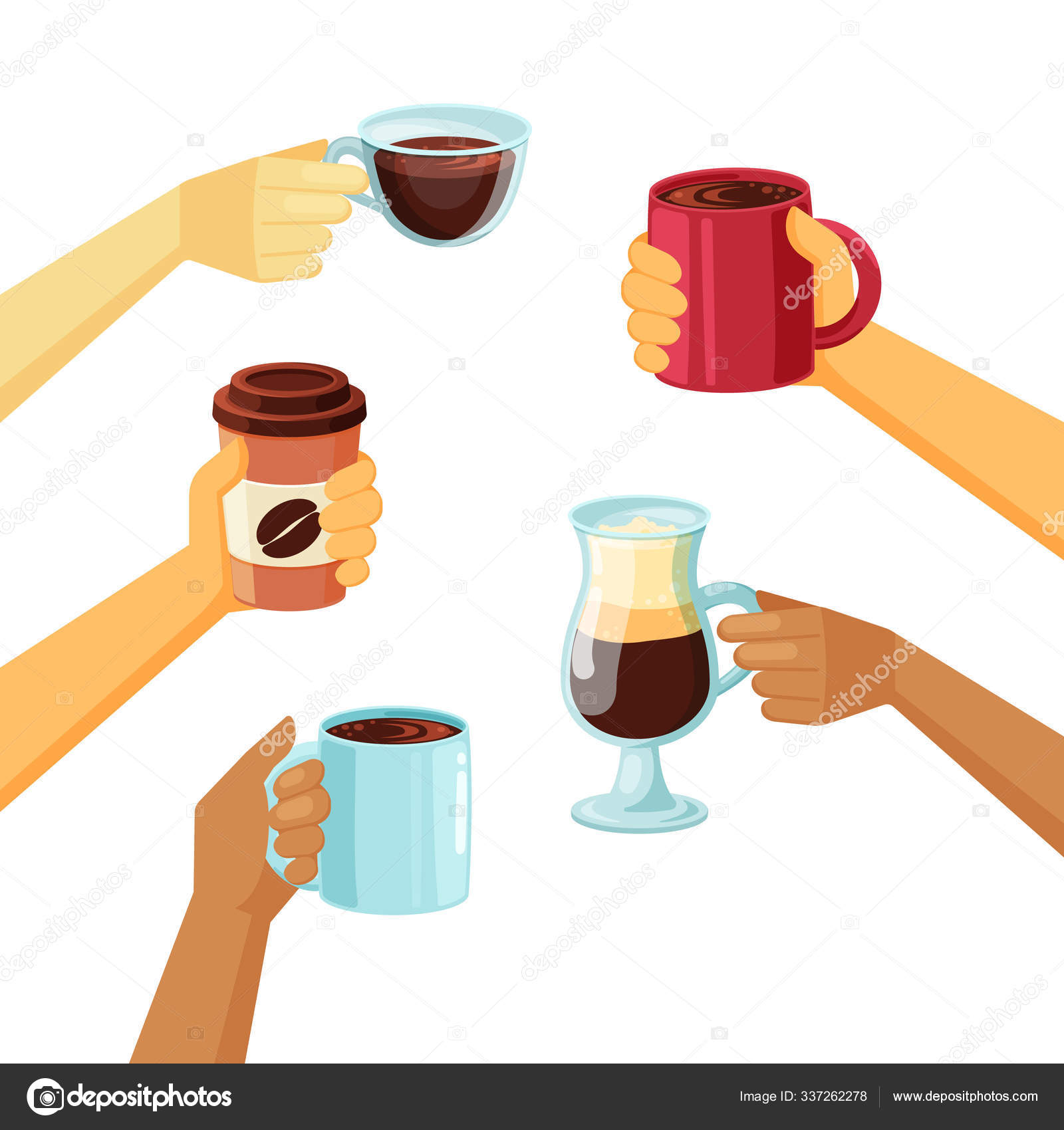 手のコーヒー グラインダーストックベクター ロイヤリティフリー手のコーヒー グラインダーイラスト Depositphotos