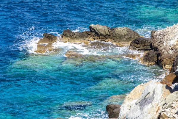 Yunanistan güzel deniz manzarası — Stok fotoğraf