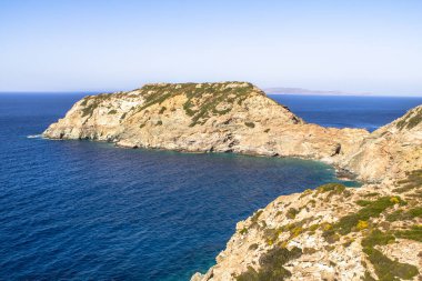 Yunanistan güzel deniz manzarası