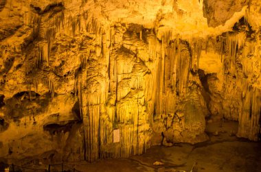 Doğal görünümünü Neptün ün Grotto, Sardunya, İtalya 