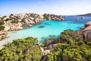Cala Coticcio Beach, Sardunya, İtalya