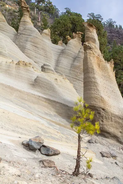 Rock Paisaje Lunar en Canarias Tenerife — Foto de Stock