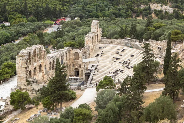 Antiguo teatro, Atenas, Grecia — Foto de Stock
