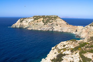 Yunanistan güzel deniz manzarası