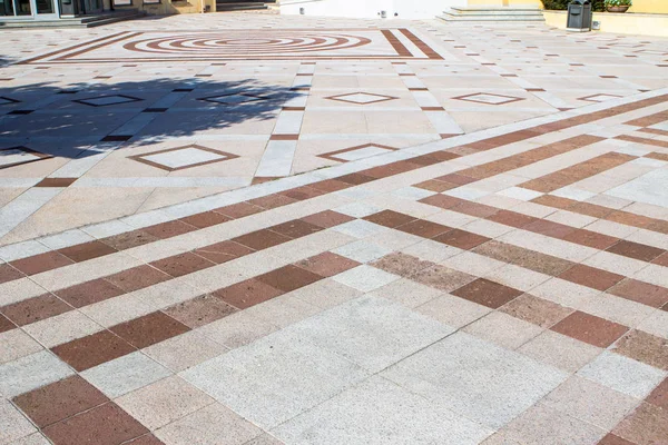 Piazza Popoli di Europa, Palau, Sardinia, Italy — Φωτογραφία Αρχείου