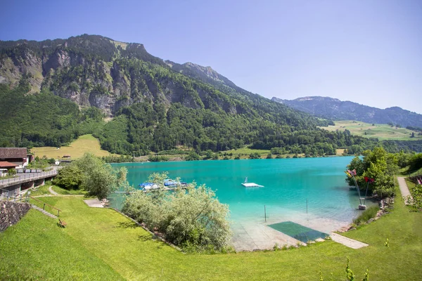 湖 Lungern、スイス — ストック写真