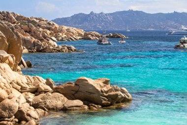 Cala Coticcio Beach, Sardunya, İtalya