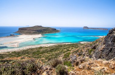 balos beach, crete, Yunanistan