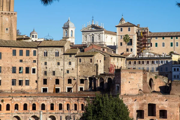 Trajan'ın Pazar ve Torre delle Milizie Roma, İtalya — Stok fotoğraf