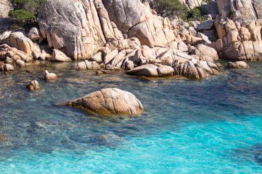 Cala Coticcio Beach, Sardunya, İtalya