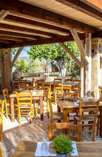 A greek taverna — Stock Photo, Image