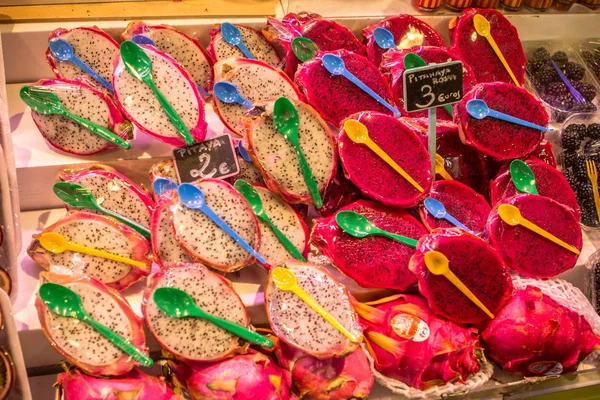 Mercato La Boqueria a Barcellona, Spagna — Foto Stock