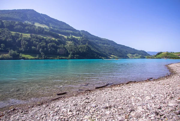 湖 Lungern、スイス — ストック写真