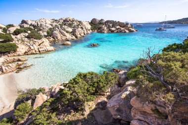 Cala Coticcio Beach, Sardunya, İtalya