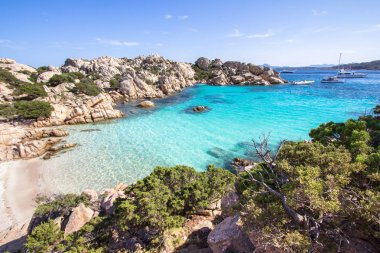 Cala Coticcio Beach, Sardunya, İtalya