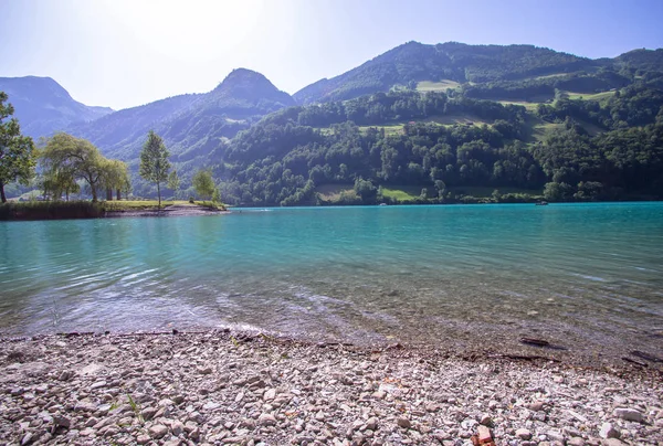 Sjön Lungern, Schweiz — Stockfoto