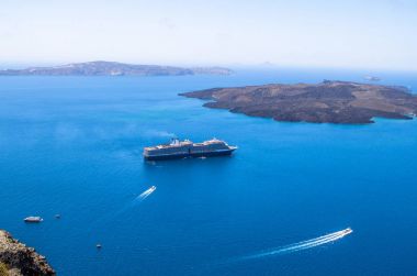 Güzel Deniz Manzaralı, Santorini, Yunanistan