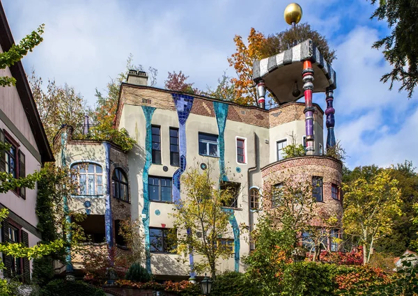 Hundertwasser house, Bad Soden, Niemcy — Zdjęcie stockowe