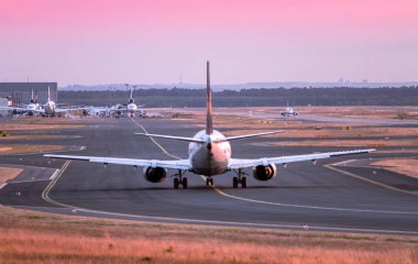 Uçak kalkışa hazır.