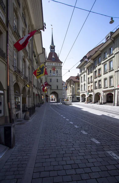 Centrum van de stad van Bern, Zwitserland — Stockfoto