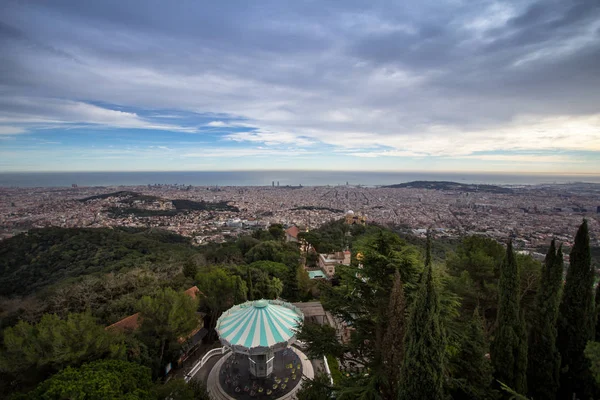 Panorama Barcelona, İspanya — Stok fotoğraf