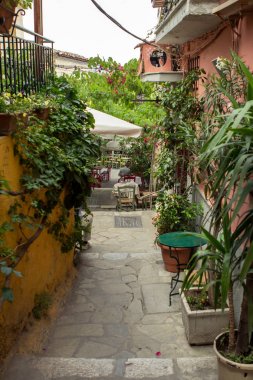 Sokak kafe, Atina, Yunanistan