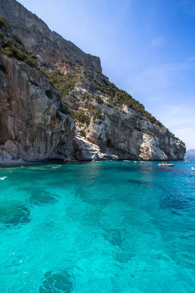 Cala Mariolu Een Strand Golfo Orosei Sardinië Italië — Stockfoto