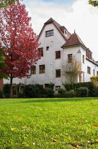 Винтажный дом немецкого стиля — стоковое фото