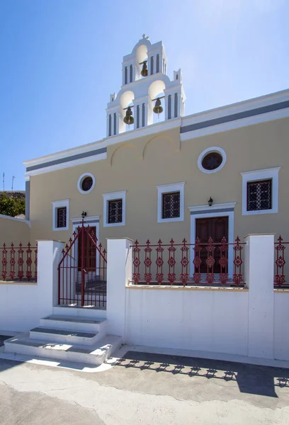 Chiesa ortodossa a Santorini, Grecia — Foto Stock