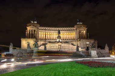 Roma, İtalya 'daki Piazza Venezia.