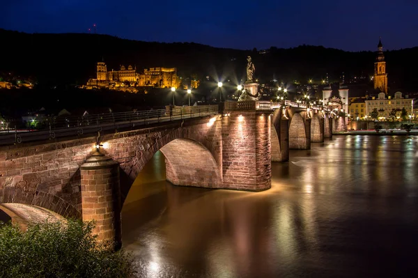 Widok na zamek, Heidelberg, Niemcy — Zdjęcie stockowe