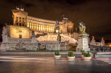 Roma, İtalya 'daki Piazza Venezia
