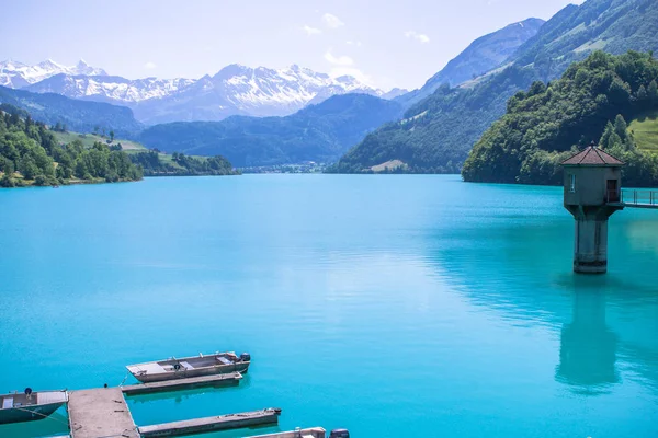 Lago Lungern, Suíça — Fotografia de Stock