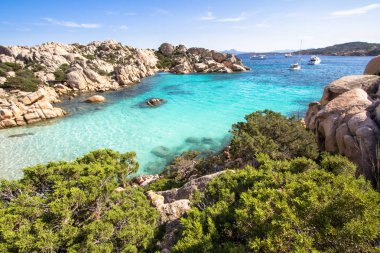 Cala Coticcio Beach, Sardunya, İtalya