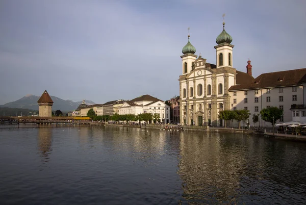 Gereja Jesuit, Lucerne, Swiss — Stok Foto