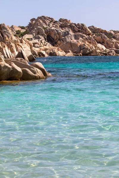 Beach, Cala Coticcio, Szardínia, Olaszország — Stock Fotó