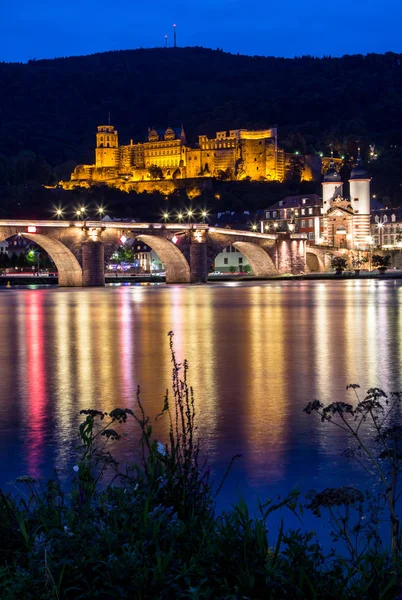 Widok na zamek, Heidelberg, Niemcy — Zdjęcie stockowe