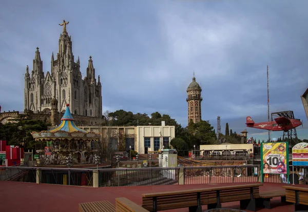 Sacred Heart, Barcelona Tapınağı — Stok fotoğraf