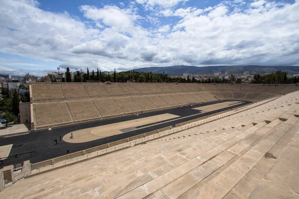Estadio Panathenaic o kallimarmaro en Atenas — Foto de Stock