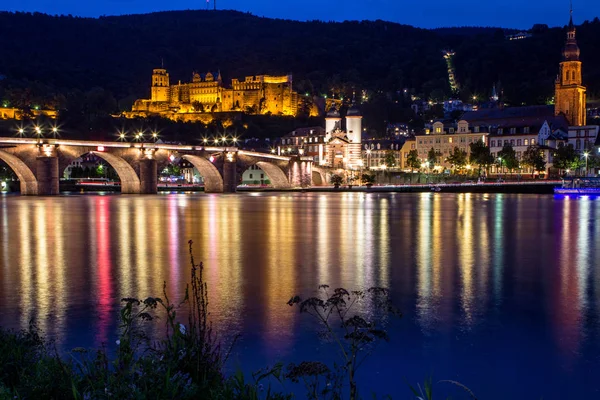 Vista al castillo, Heidelberg, Alemania — Foto de Stock