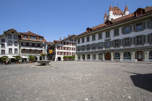 Thun, İsviçre eski town göster — Stok fotoğraf