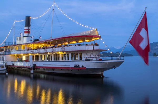 Jezero Lucerne, Švýcarsko — Stock fotografie