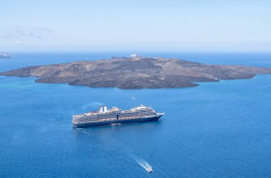 Güzel Deniz Manzaralı, Santorini, Yunanistan