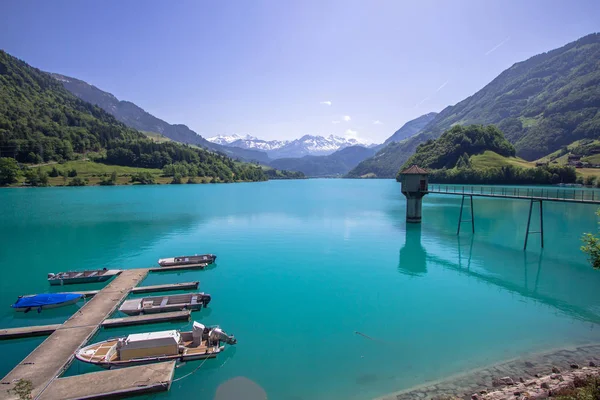 Lago Lungern, Suíça — Fotografia de Stock