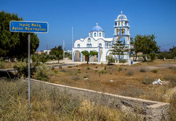Ortodoxa em Santorini, Grecia — Fotografia de Stock