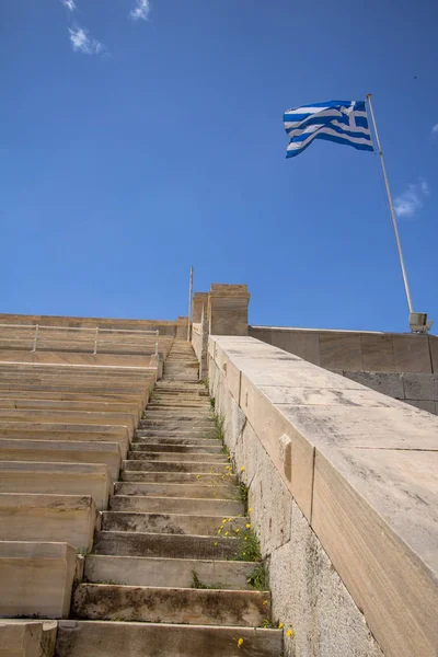 Panathinaiko stadium lub kallimarmaro w Atenach — Zdjęcie stockowe